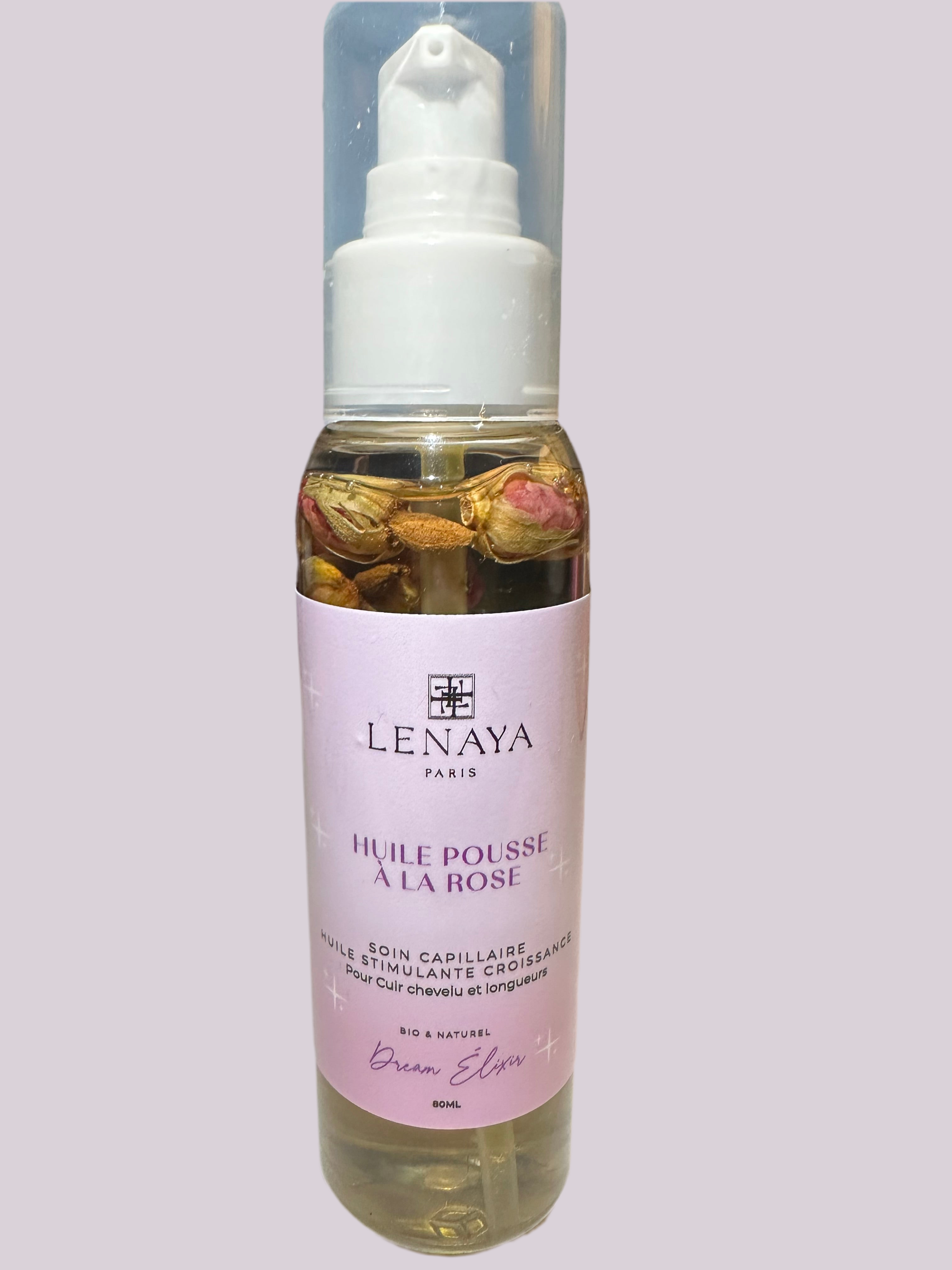 Huile pousse à la rose