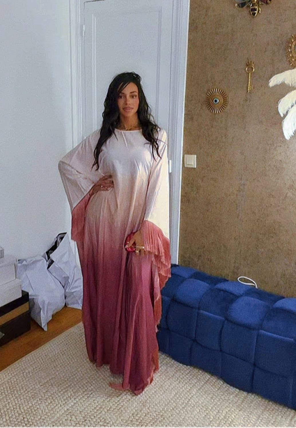 Robe à frange cherazade